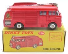 A boxed Dinky diecast model No. 259 Fire Engine