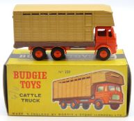 A boxed Budgie Toys diecast model No. 220 Cattle T