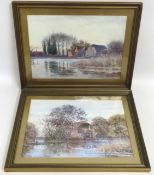 Robert Winter (British), a pair of watercolours of