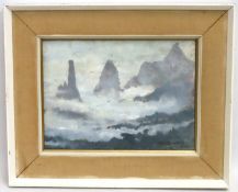 Rudolf Helmut Sauter (1895-1977 German), oil on board painting titled 