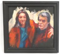 Robert Lenkiewicz (1941-2002), a framed oil portra