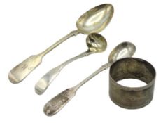 A 1929 Birmingham silver napkin ring by G & C Ltd,