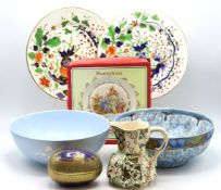 A decorative Cranstons Pottery bowl, 235mm diamete