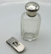 A 1983 Birmingham silver money clip by S. J. Rose