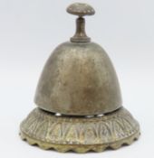 A Victorian reception bell, slight bend to top