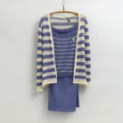 A Christian Dior three piece, size 12, lined skirt