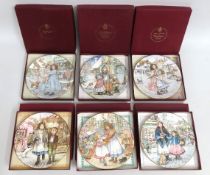 Six boxed Compton & Woodhouse Royal Worcester NSPC