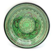 A Morrocan studio style pottery bowl by Dmani Safi