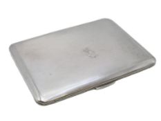 A 1932 Chester silver cigarette case by Rothman's