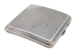 A 1924 Chester silver cigarette case by E. J. Triv