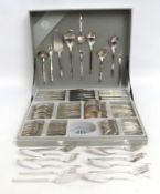 A canteen of BSF stainless steel cutlery including