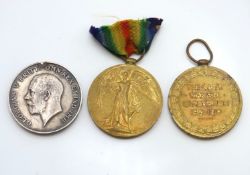 Three WW1 medals: 48447 A. Cpl. R. Rhoda RAMC; 305