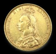 An 1889 Victorian Jubilee head Melbourne mint full