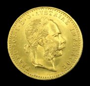A 1915 Austrian Franz Joseph I one Ducat gold coin