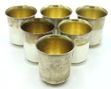 A set of six fine quality heavy gauge Swedish Borg