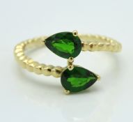 A 10ct gold cross over 