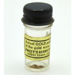 A sample of gold panned from Knott's Berry Farm, G