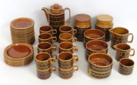 A 1970s retro 52 piece Hornsea coffee & breakfast