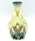 A Moorcroft pottery design trial vase of art nouve