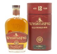 A boxed Whistlepig Old World Rye 12 year old wine