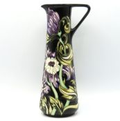 A limited edition Moorcroft pottery floral jug sig