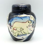 A Moorcroft pottery Arctic Tundra ginger jar by si