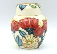 A limited edition Moorcroft pottery ginger jar sig