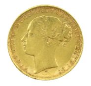 An 1878 Victoria young head full gold sovereign