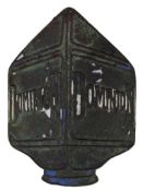 DOMINION - 20TH CENTURY CAP BADGE IN THE FORM OF A PETROL GLOBE