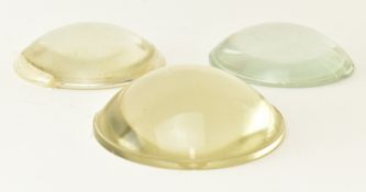 RAILWAYANA - BULLSEYE LAMP LENSES