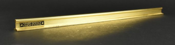 RAILWAYANA - VENISE-SIMPLON ORIENT-EXPRESS BRASS STRIP
