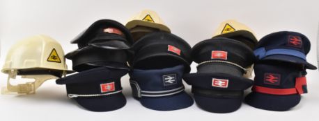RAILWAYANA - COLLECTION OF BRITISH RAILWAYS UNIFORM CAPS