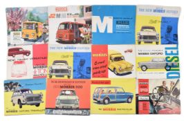 MORRIS - SELECTION OF 12 ORIGINAL MORRIS SALES BROCHURES