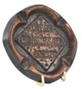 CRUMPSALL CREAM CRACKERS - VINTAGE COPPER ASHTRAY