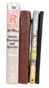 TWO EARLY 20TH CENTURY ROLLS ROYCE & BENTLEY HANDBOOKS T/W TWO BOOKS