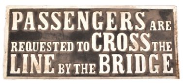 LOCAL BRISTOL INTEREST - CAST IRON NAILSEA STATION SIGN