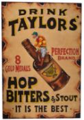 TAYLORS - ENAMEL STYLE HAND-PAINTED SIGN