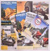 MOTOR RACING - REPRODUCTION GERMAN NURBURGRING POSTERS