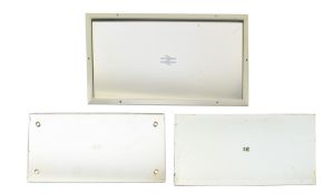 RAILWAYANA - THREE VINTAGE RAILWAY ETCHED MIRRORS