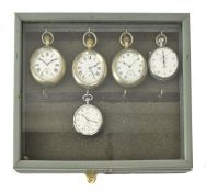 RAILWAYANA - SELECTION OF POCKET WATCHES