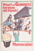 GUINNESS - VINTAGE 20TH CENTURY PROMOTIONAL POSTER