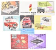 WOLSELEY / RILEY / MG - SELECTION OF 8 ORIGINAL CAR SALES BROCHURES