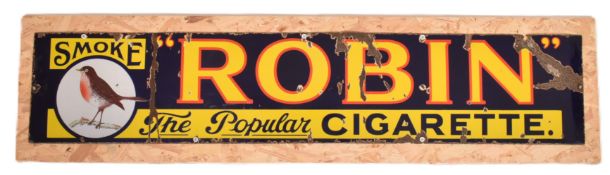 ROBIN STARCH - VINTAGE ADVERTISING ENAMEL SIGN WITH ROBIN