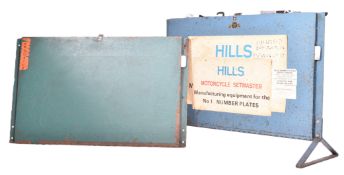 VINTAGE HILLS MOTORCYCLES SET MASTER NUMBER PLATE SYSTEMS