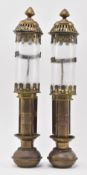 RAILWAYANA - PAIR OF GREAT WESTERN RAILWAY CARRIAGE LAMPS