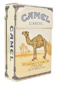 CAMEL CIGARETTES - LARGE-SIZE ADVERTISING BOX WITH FUAX CIGARETTES