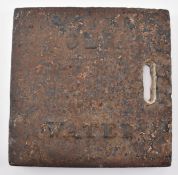 RAILWAYANA - GWR - CAST IRON WATER HYDRANT COVER