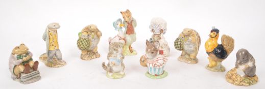 BESWICK - COLLECTION OF TEN 20TH CENTURY BEATRIX POTTER FIGURES