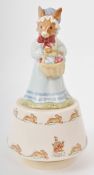 ROYAL DOULTON TABLEWARE - BUNNYKINS - 1980S 'EASTER PARADE' MUSIC BOX
