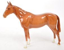 BESWICK - BOIS ROUSELL RACEHORSE - 1940S CHINA HORSE FIGURINE